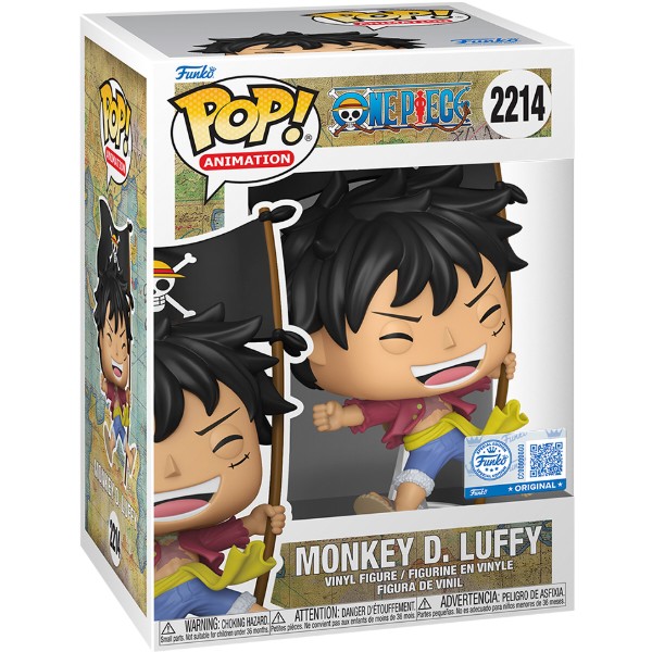 Фото - Коллекционная фигурка FUNKO POP! серии Большой куш - ЛУФФИ С ФЛАГОМ (91970)